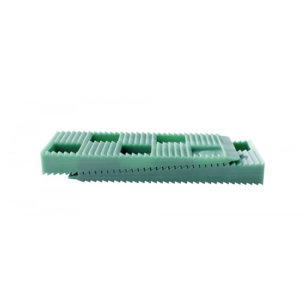 30 PCS GREEN WEDGES SET - 80 x 30 x 10 mm 30 PCS GREEN WEDGES SET - 80 x 30 x 10 mm
