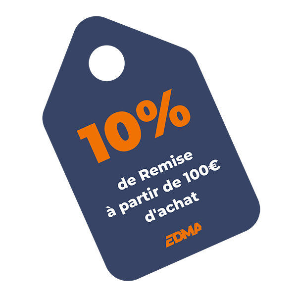 REMISE de 10% à partir de 100€ d'achat