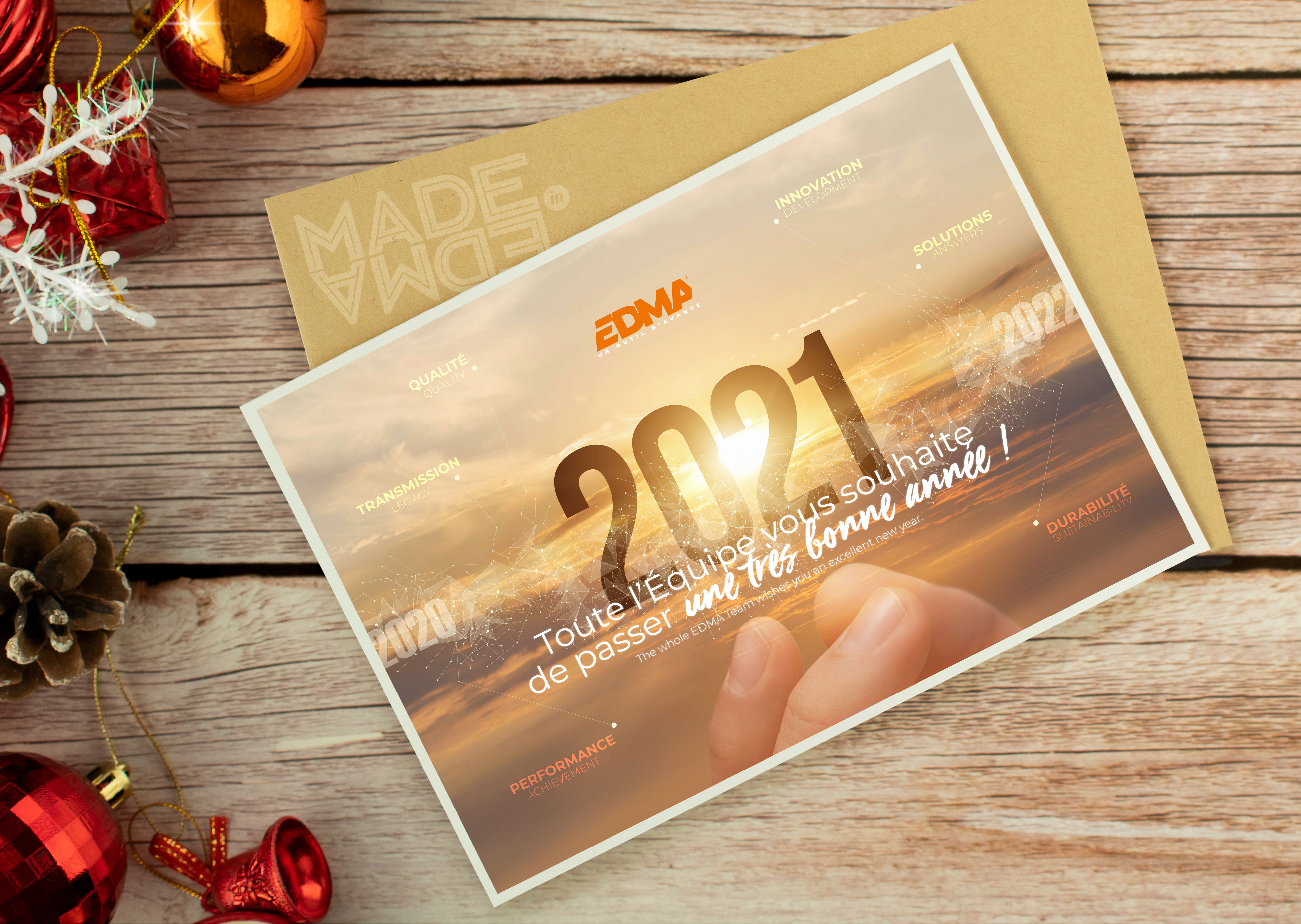 EDMA vous souhaite une bonne année 2021