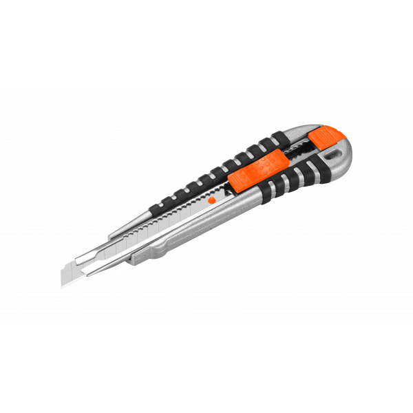 SNAP OFF KNIFE WITH ZINC-ALLOY BODY - 9 mm SNAP OFF KNIFE WITH ZINC-ALLOY BODY - 9 mm