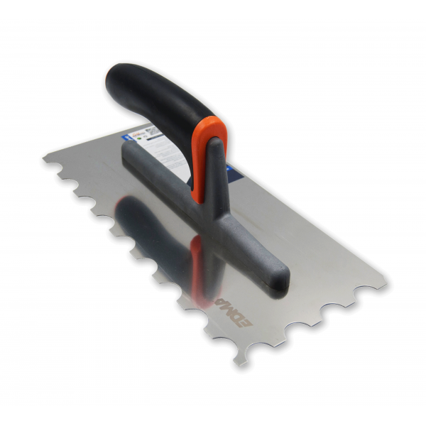 HALF MOON NOTCHED TROWEL - 280 MM 20X10 HALF MOON NOTCHED TROWEL - 280 MM 20X10