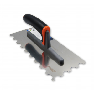 HALF MOON NOTCHED TROWEL - 280 MM  20X10