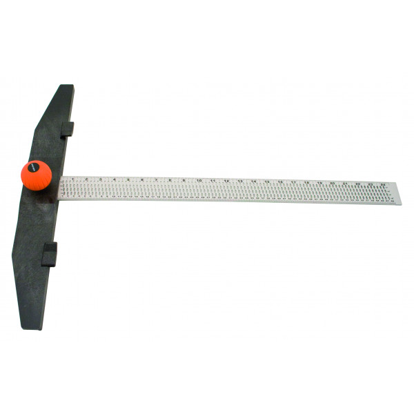 BALL RETAINER WITH CUTTING RULER