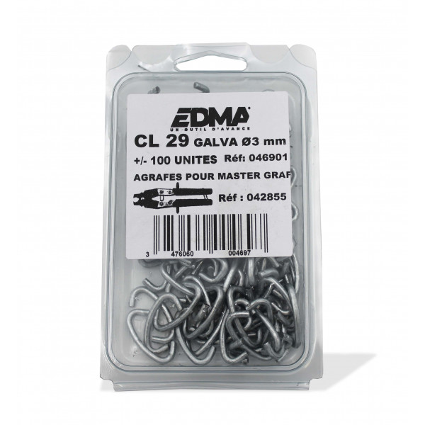 CL 29 STAPLE - Galvanized A - x 100 pcs