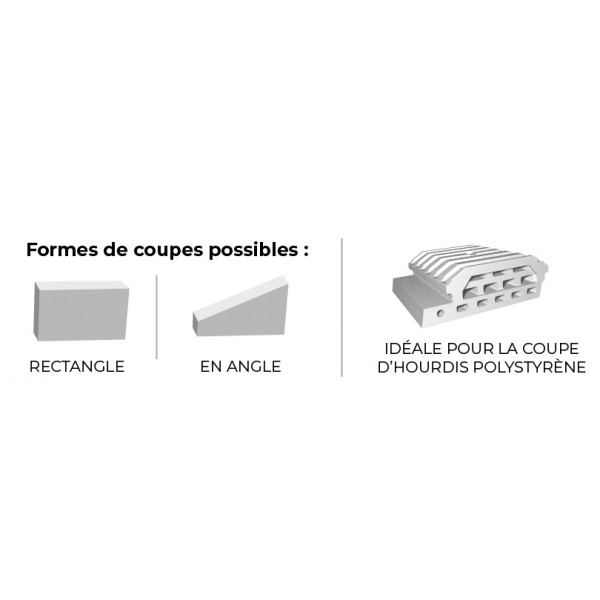 EDMA ARCHE DE DÉCOUPE AU FIL CHAUD SUR BATTERIE - Pour polystyrène