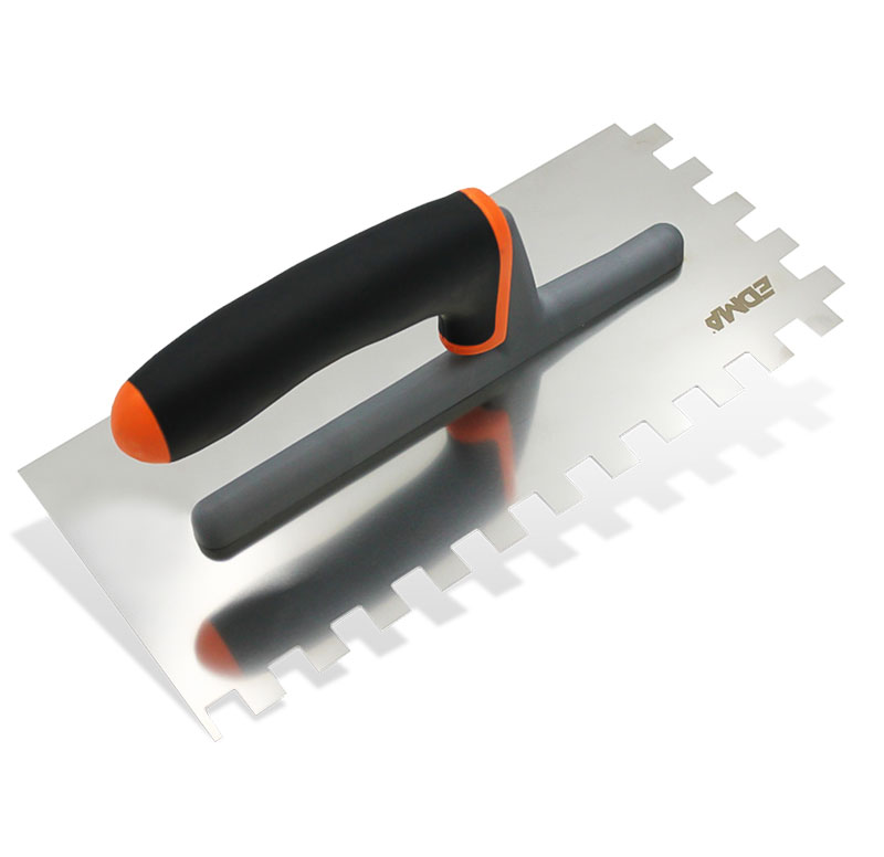 A new notched trowel in EDMA trowels' range