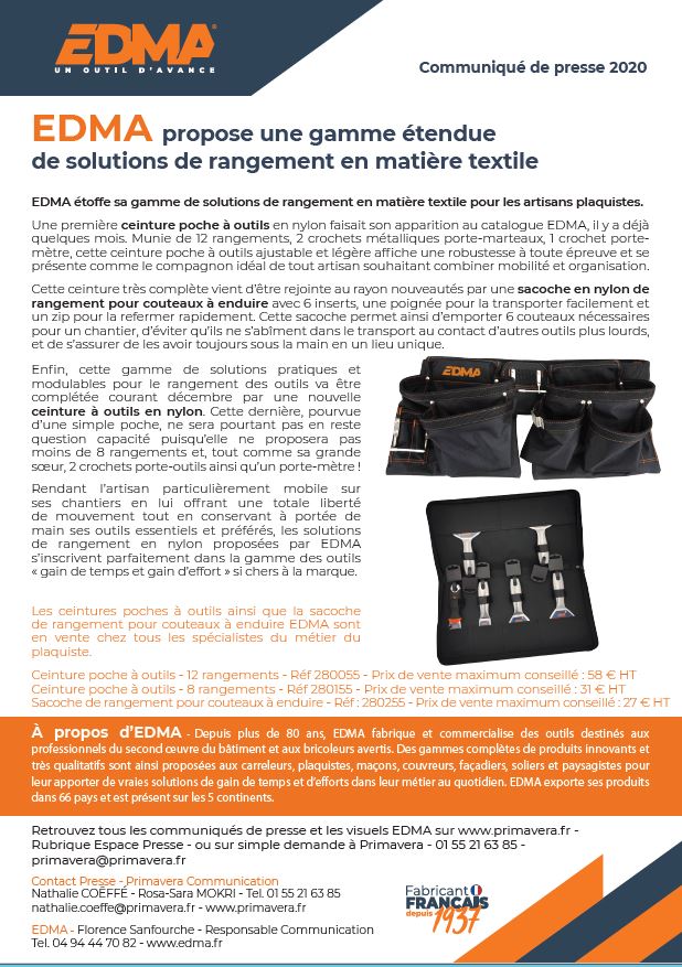 Gamme de solutions de rangement textiles